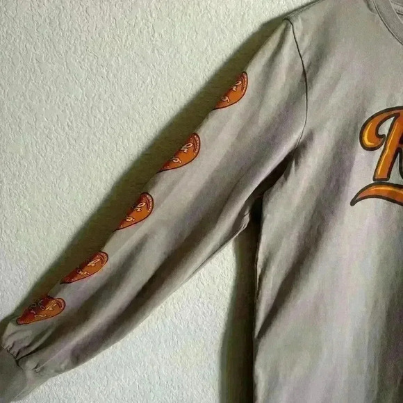 Dutch Bros Coffee Rad Long Sleeve Crew Neck Employee Shirt Brown Size Medium - Picture 3 of 7